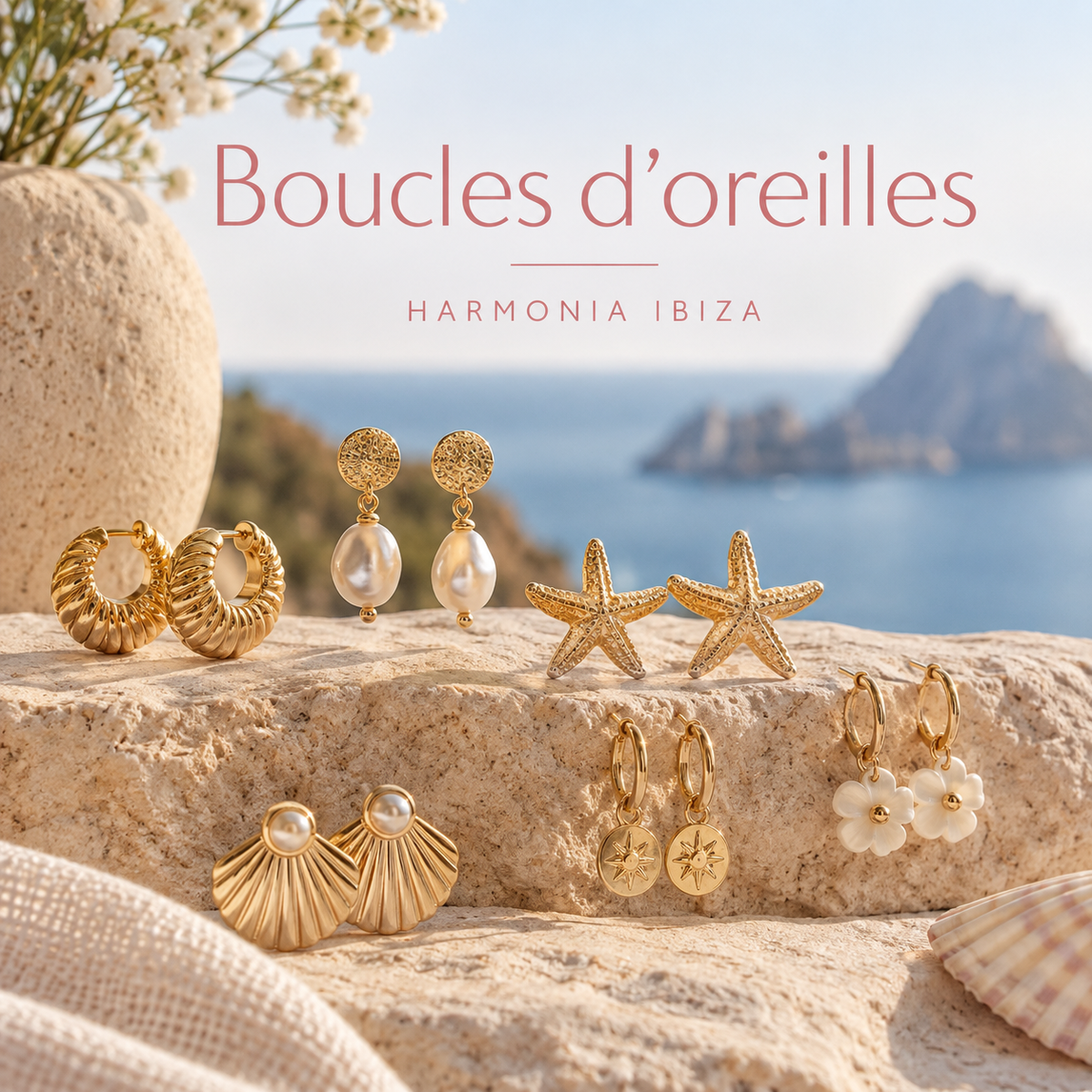 Boucles d'oreilles – Harmonia Ibiza