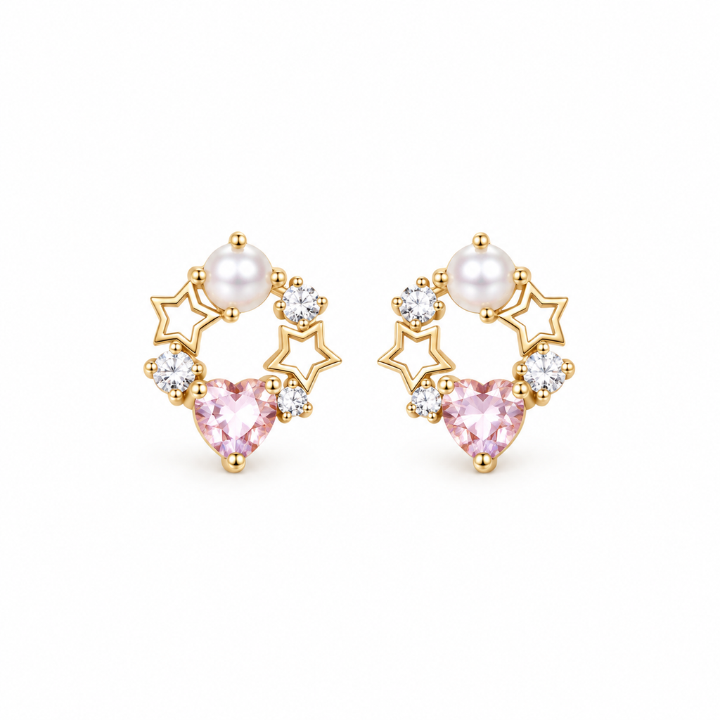 Boucles d’oreilles Stella Love Enfants – vue 11