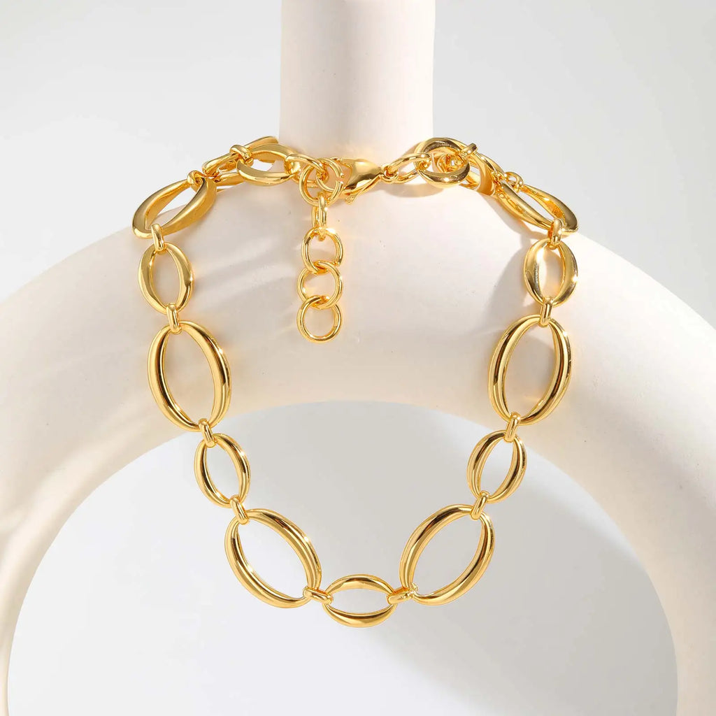 Collier ras-du-cou maillons épais – Harmonia Ibiza