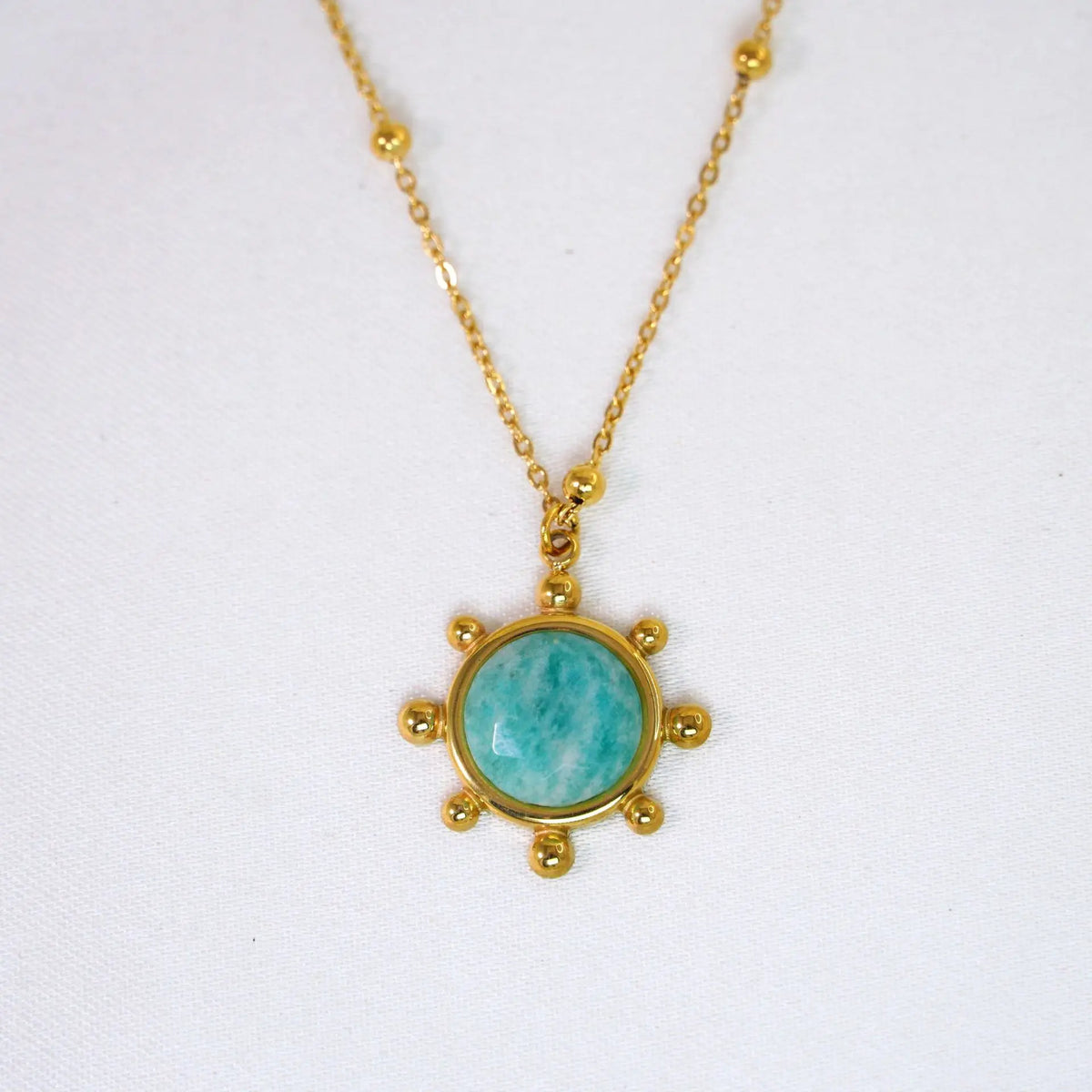 Breloque pendentif rond acier inoxydable – modèle 25