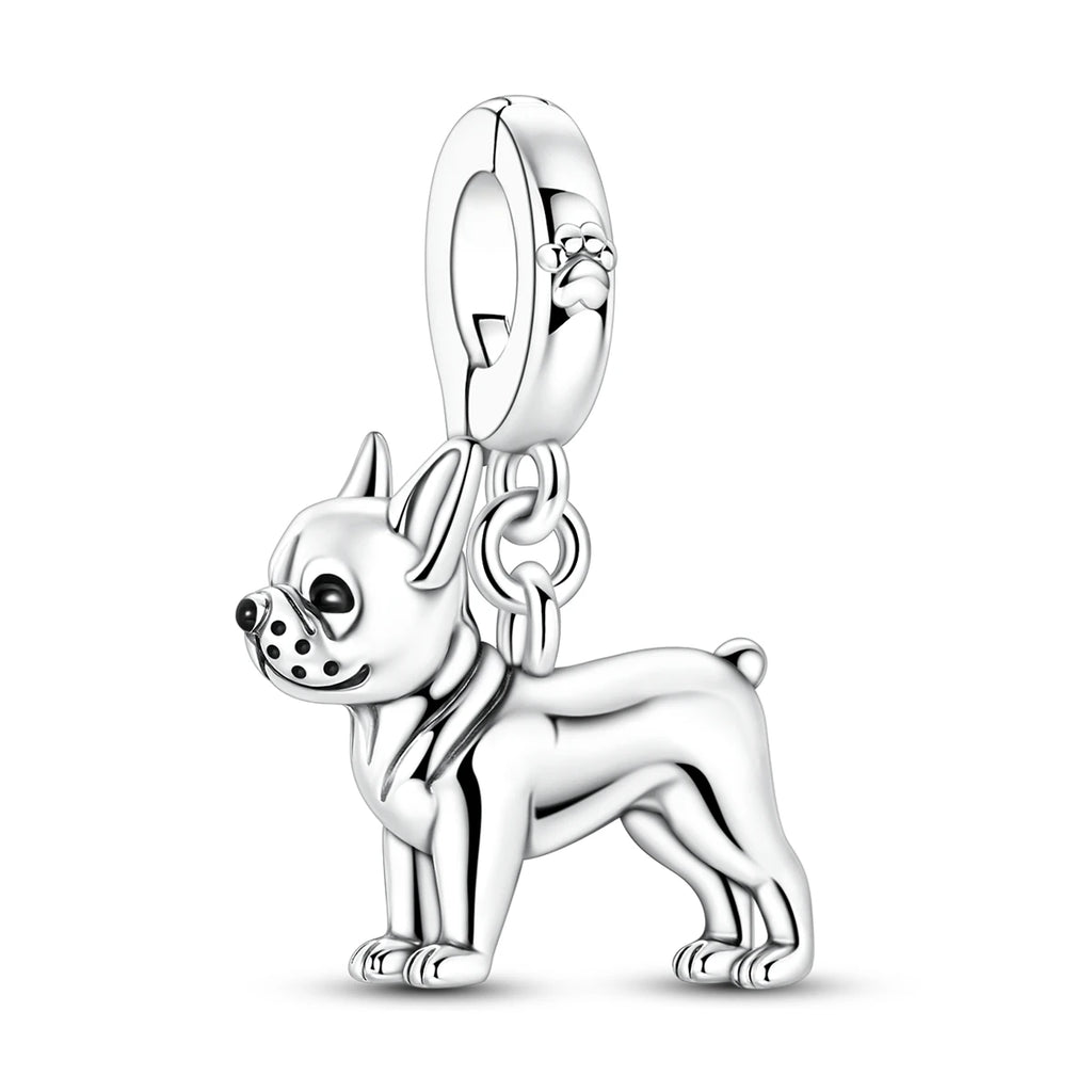 Charm Bouledogue  Argent Sterling 925 – modèle 1