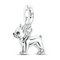 Charm Bouledogue  Argent Sterling 925 – modèle 1
