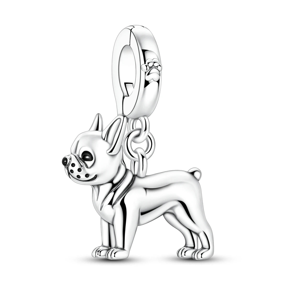Charm Bouledogue  Argent Sterling 925 – modèle 1