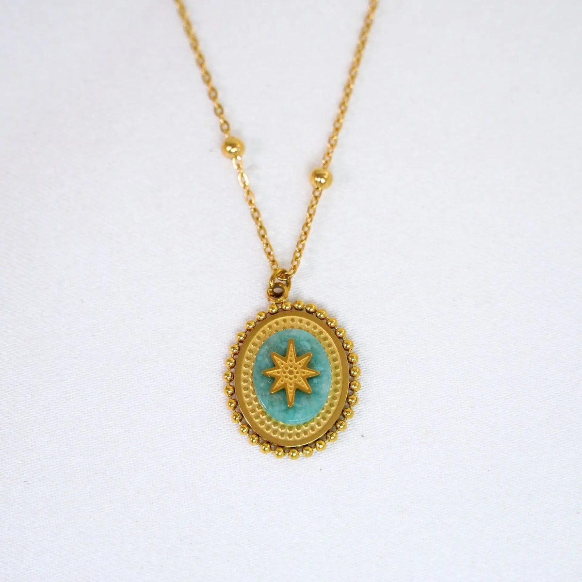 Breloque pendentif rond acier inoxydable – modèle 19