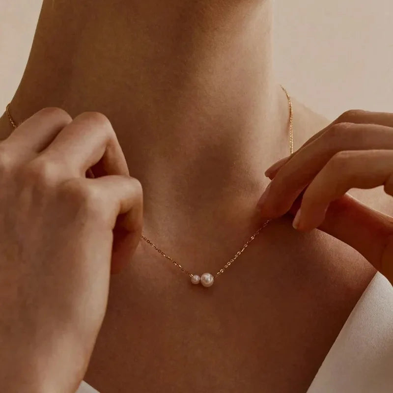 Collier pendentif goutte d'eau - Harmonia Ibiza