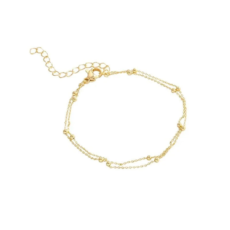 Bracelet manchette plaqué or vintage - Harmonia Ibiza