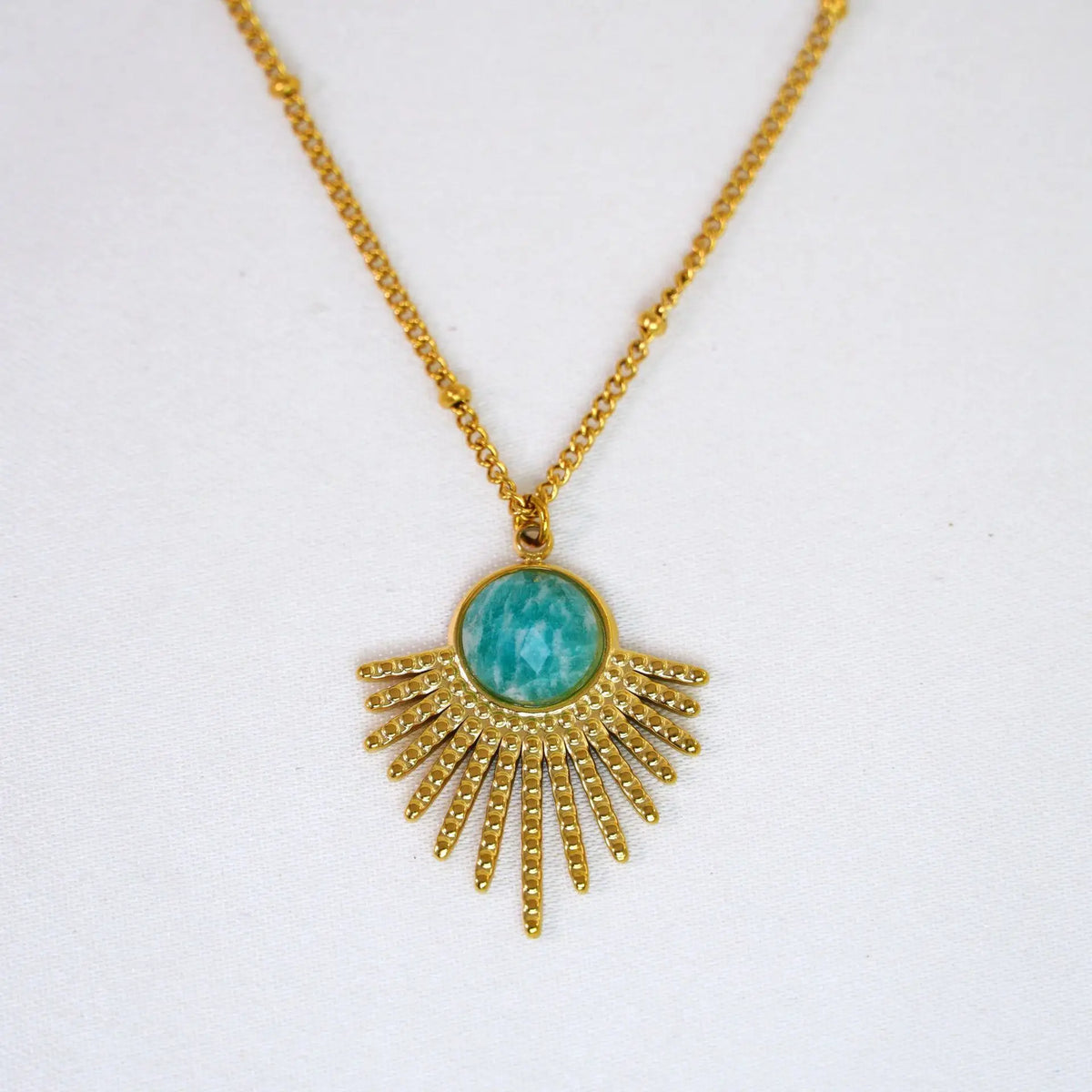 Breloque pendentif rond acier inoxydable – modèle 17