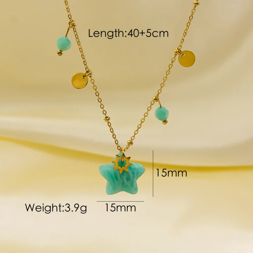 Breloque pendentif rond acier inoxydable – modèle 4