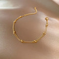 Bracelet manchette plaqué or vintage - Harmonia Ibiza