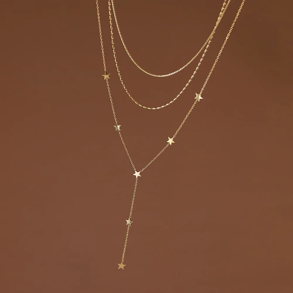 Collier Y étoile et pampille – Harmonia Ibiza