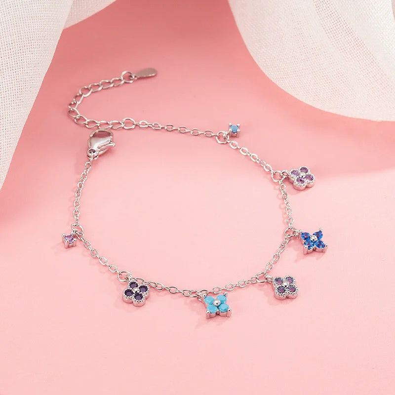 Parure argent sterling 925 trèfle - Harmonia Ibiza