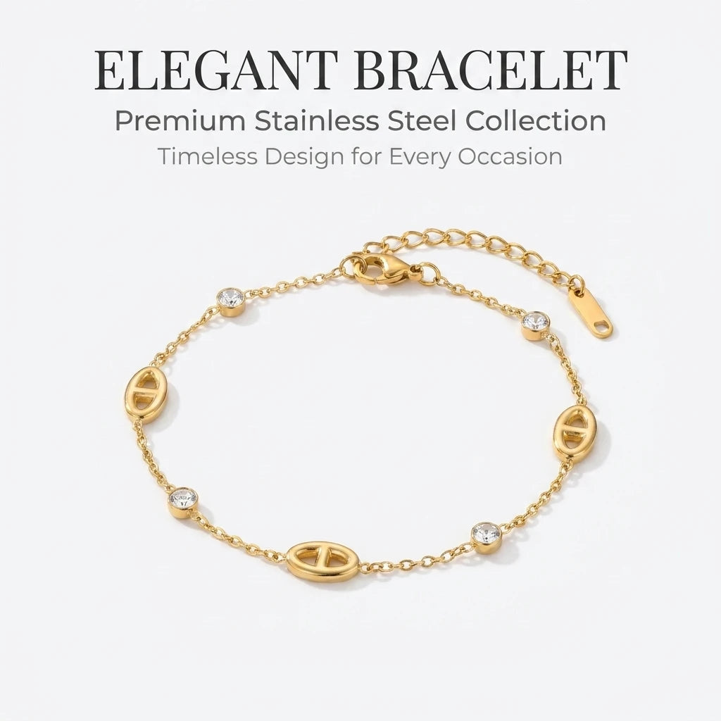 Bracelet minimaliste acier inoxydable - Harmonia Ibiza