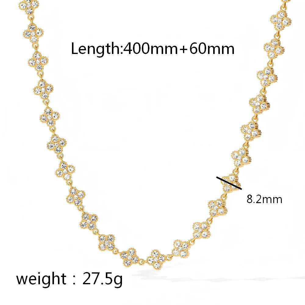 Ensemble bracelet et collier plaqué or 18 carats - Harmonia Ibiza