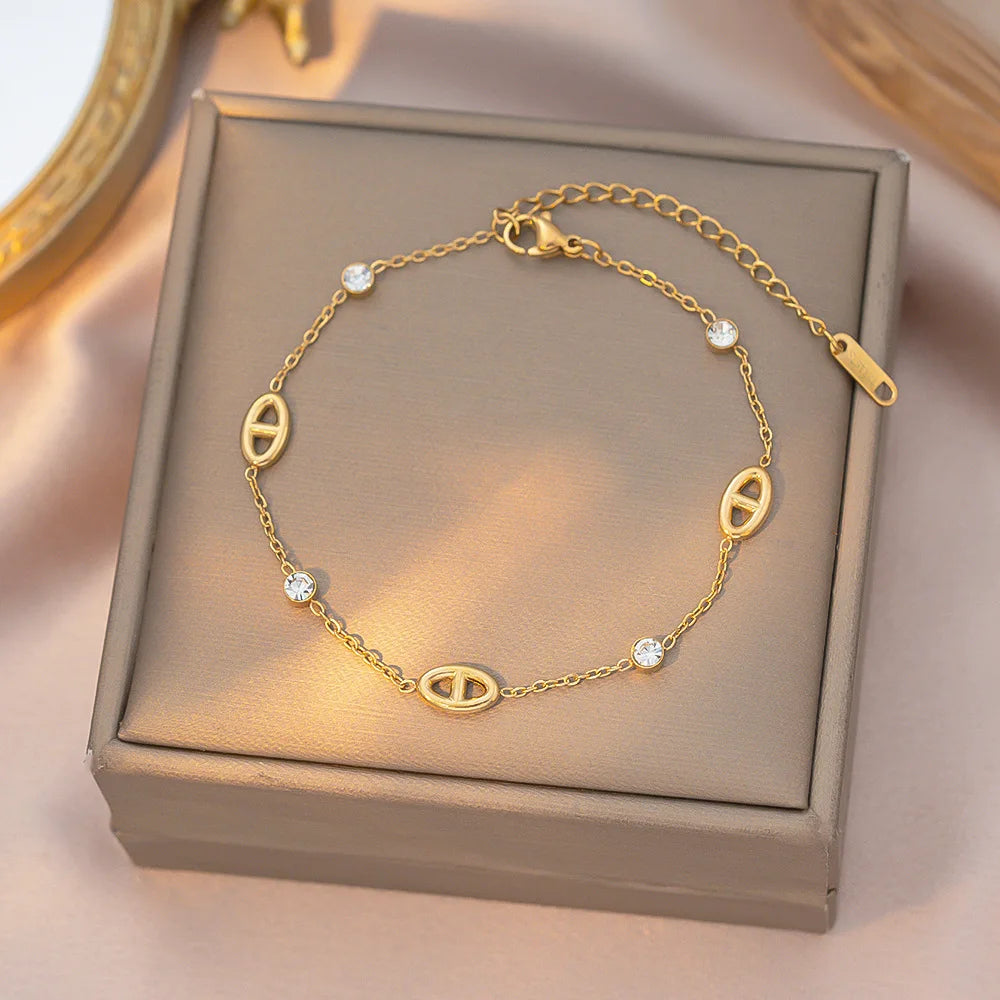 Bracelet minimaliste acier inoxydable - Harmonia Ibiza