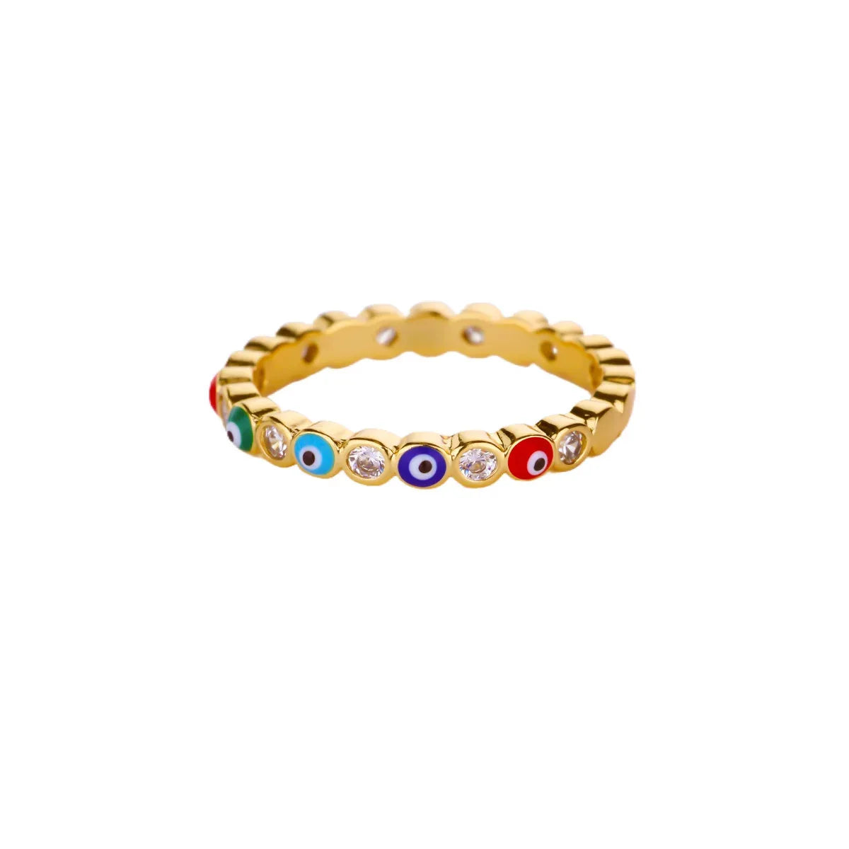 Bague œil protecteur acier inoxydable ajustable - Harmonia Ibiza