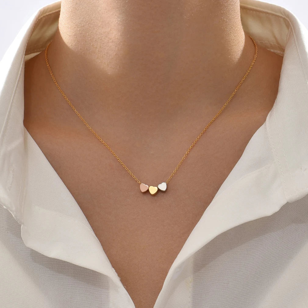 Collier pendentif cœur miniature - Harmonia Ibiza