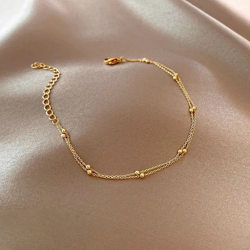 Bracelet manchette plaqué or vintage - Harmonia Ibiza