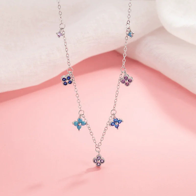 Parure argent sterling 925 trèfle - Harmonia Ibiza