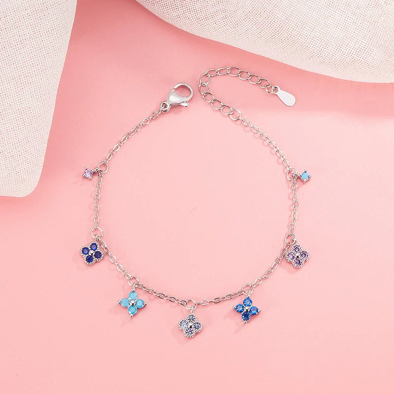 Parure argent sterling 925 trèfle - Harmonia Ibiza