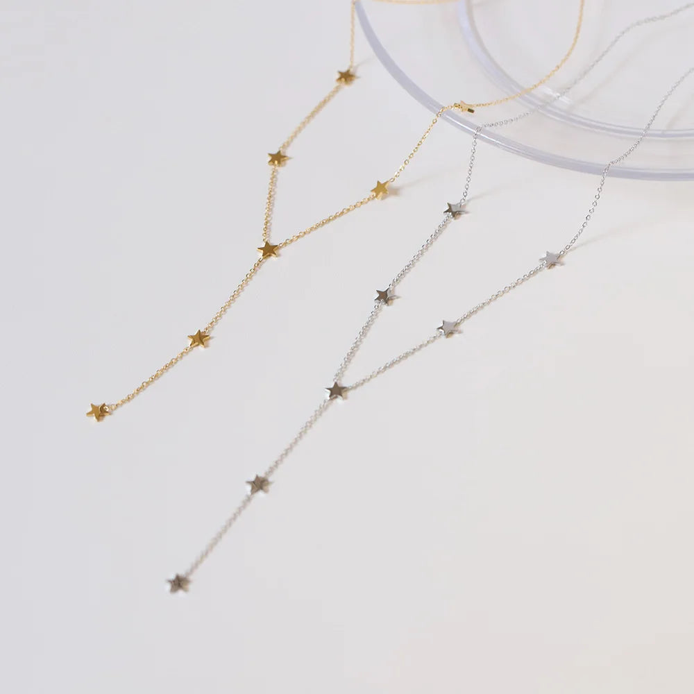 Collier Y étoile et pampille – vue 4